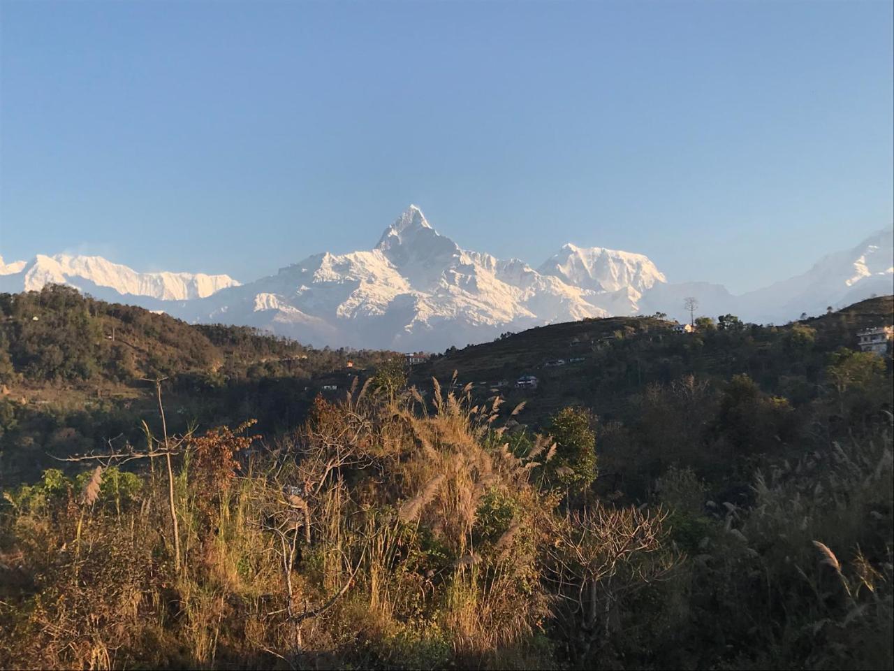 Green Hills Yoga Retreat Pokhara Bagian luar foto
